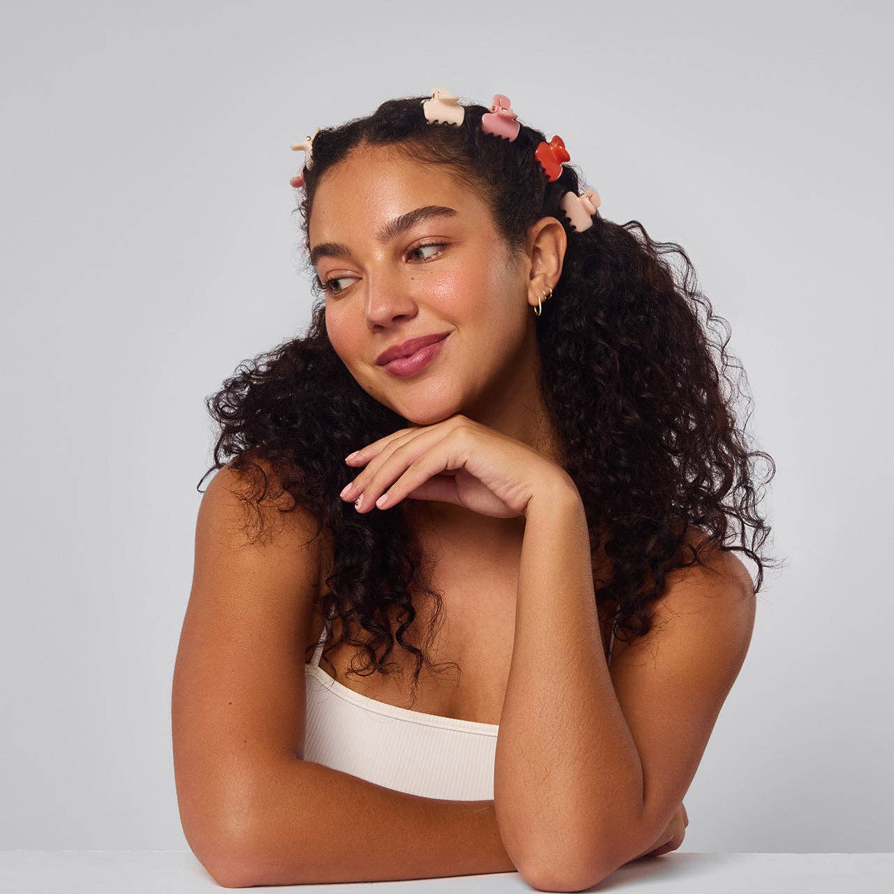 Mini Cloud Clips 8pc Set - Cherry Blossom