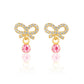 Little Luxe Bow Drop Earrings