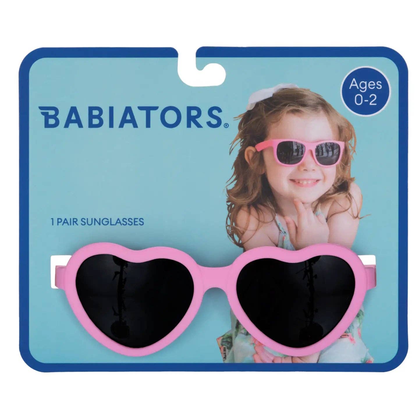 Pink Heart Shaped Sunglasses: Ages 3-5
