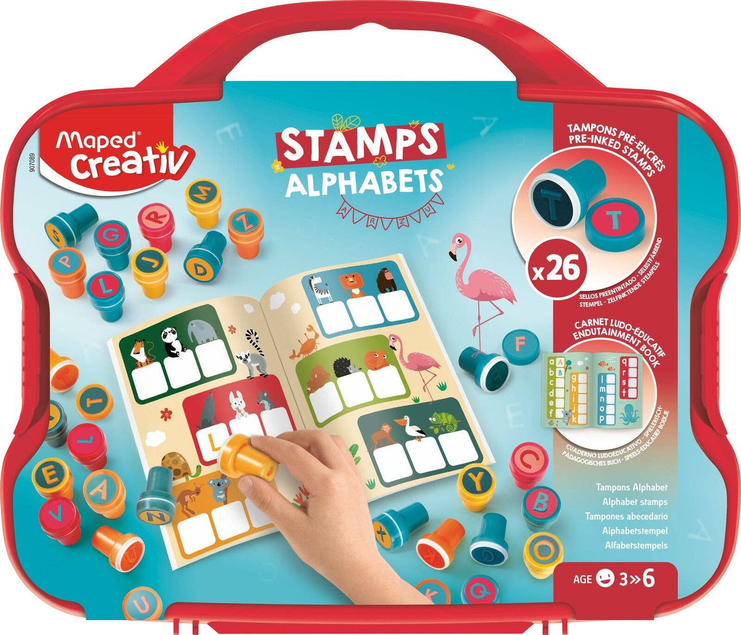 Learn the Alphabet Stamps 27 Piece Kit
