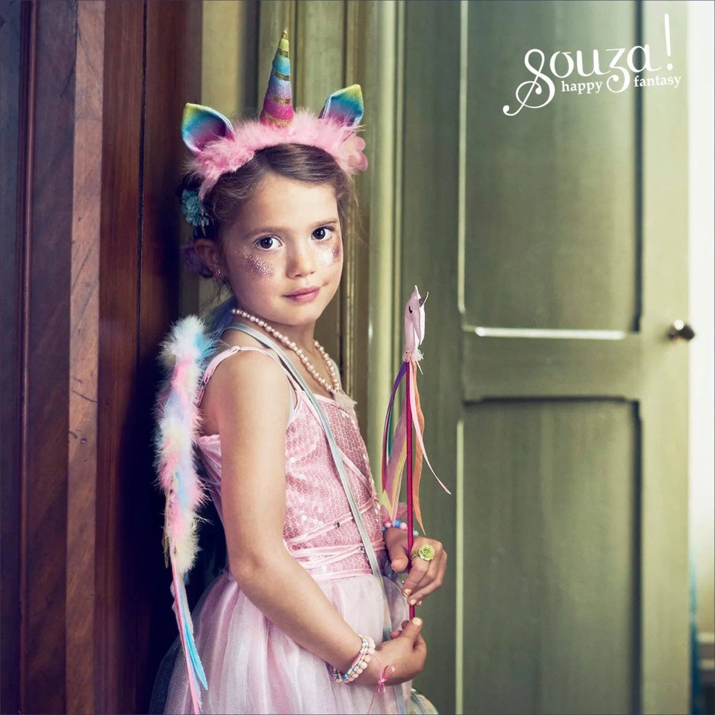 Unicorn Wings & Head band Set