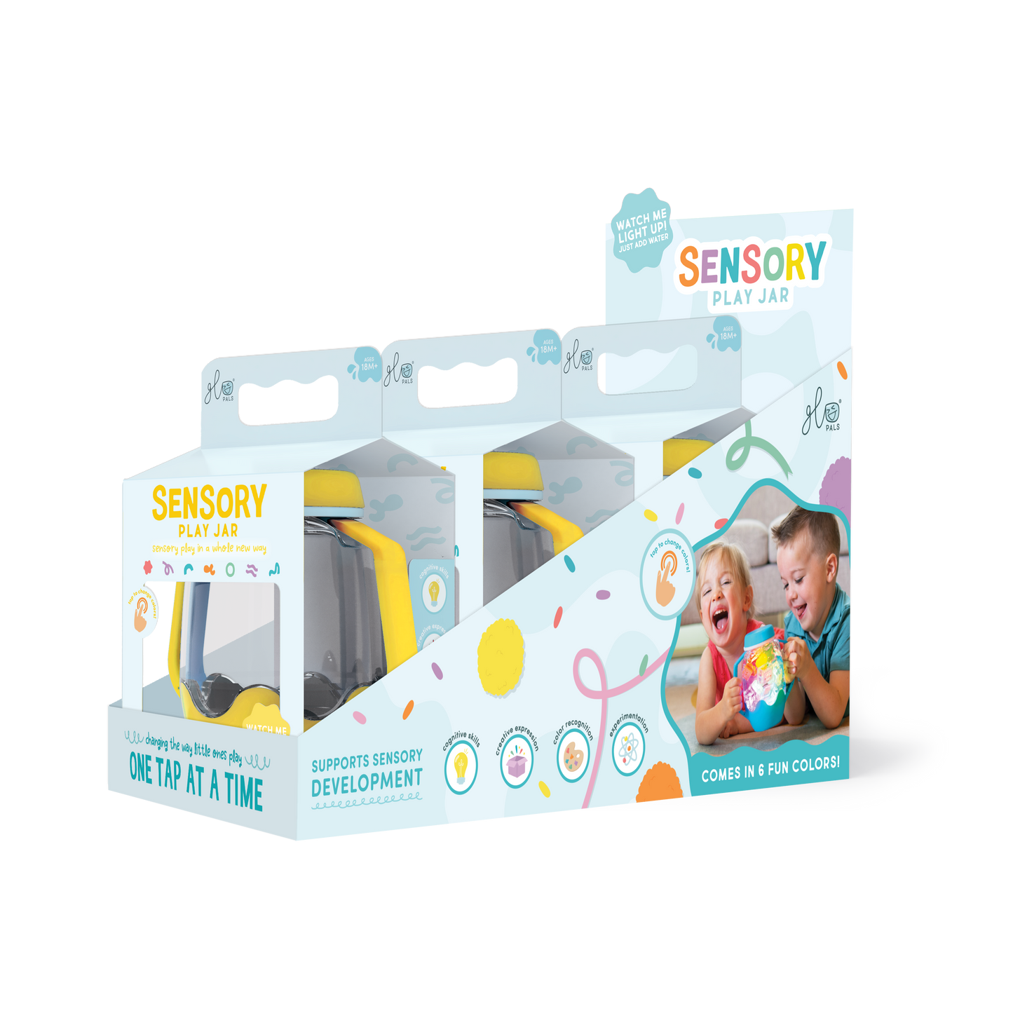 Yellow Sensory Play Jar