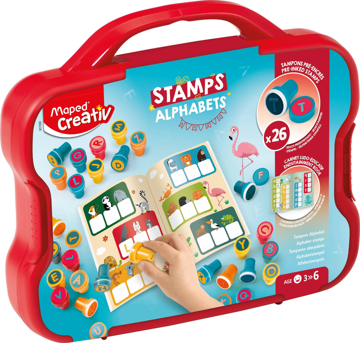 Learn the Alphabet Stamps 27 Piece Kit