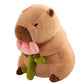 Capybara Flower Plush Toy
