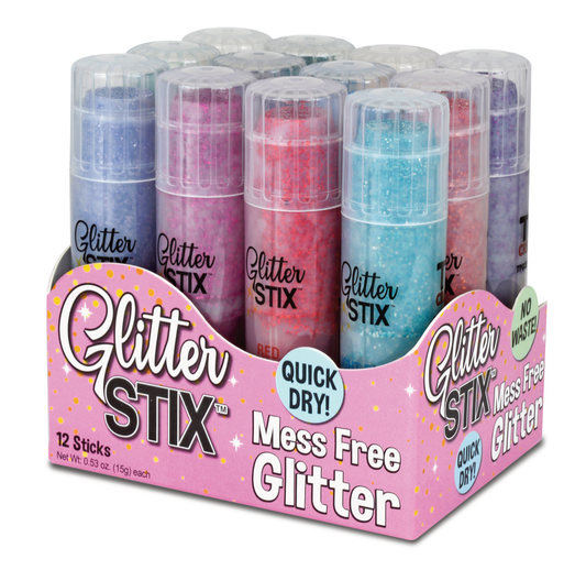 Glitter Stix - 12 Color Set