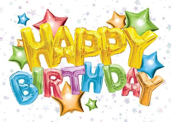 Happy Birthday Embossed Card