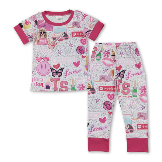 Pink TS pajamas: 10-12Y