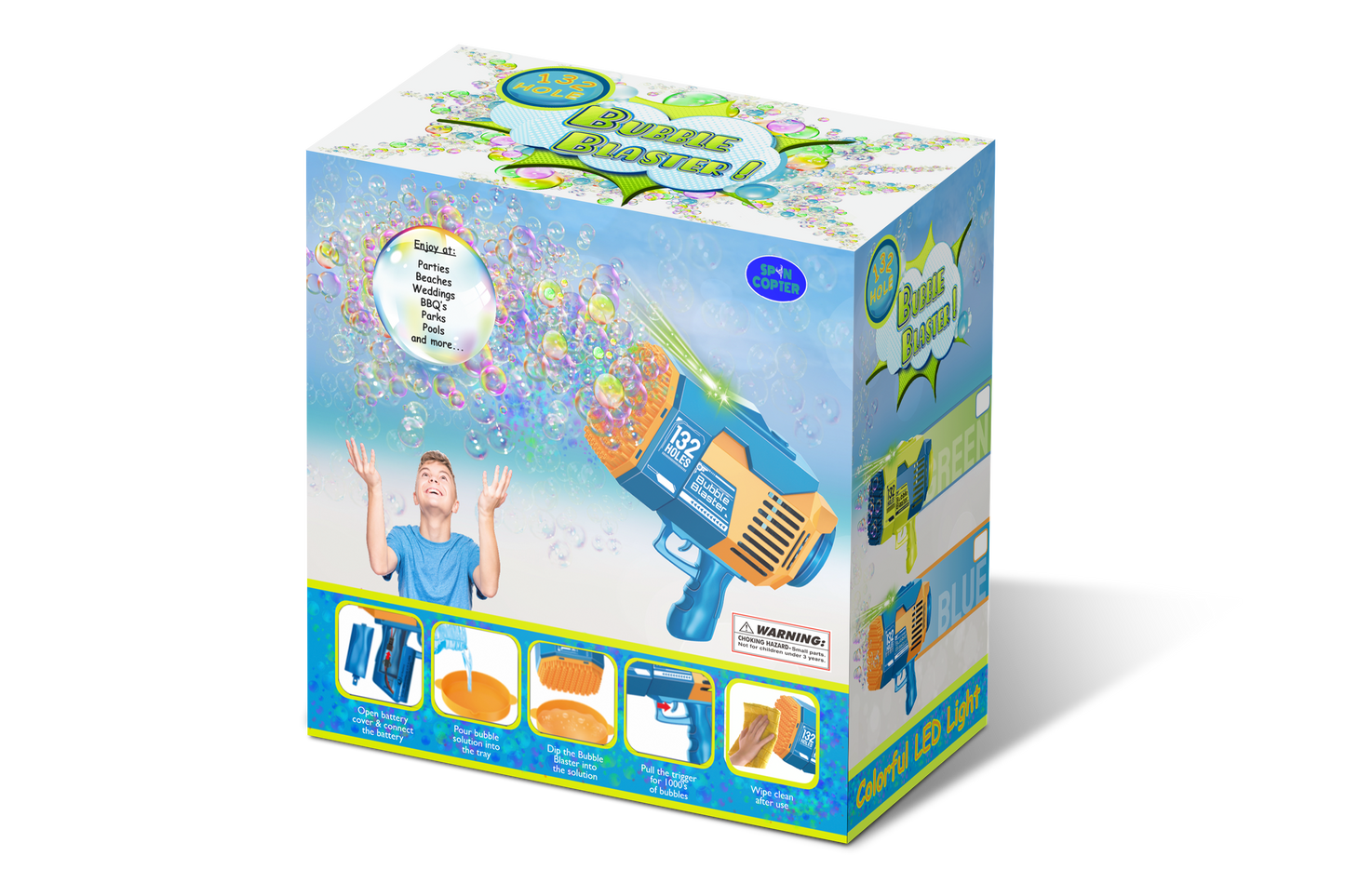 132 Hole Bubble Blaster