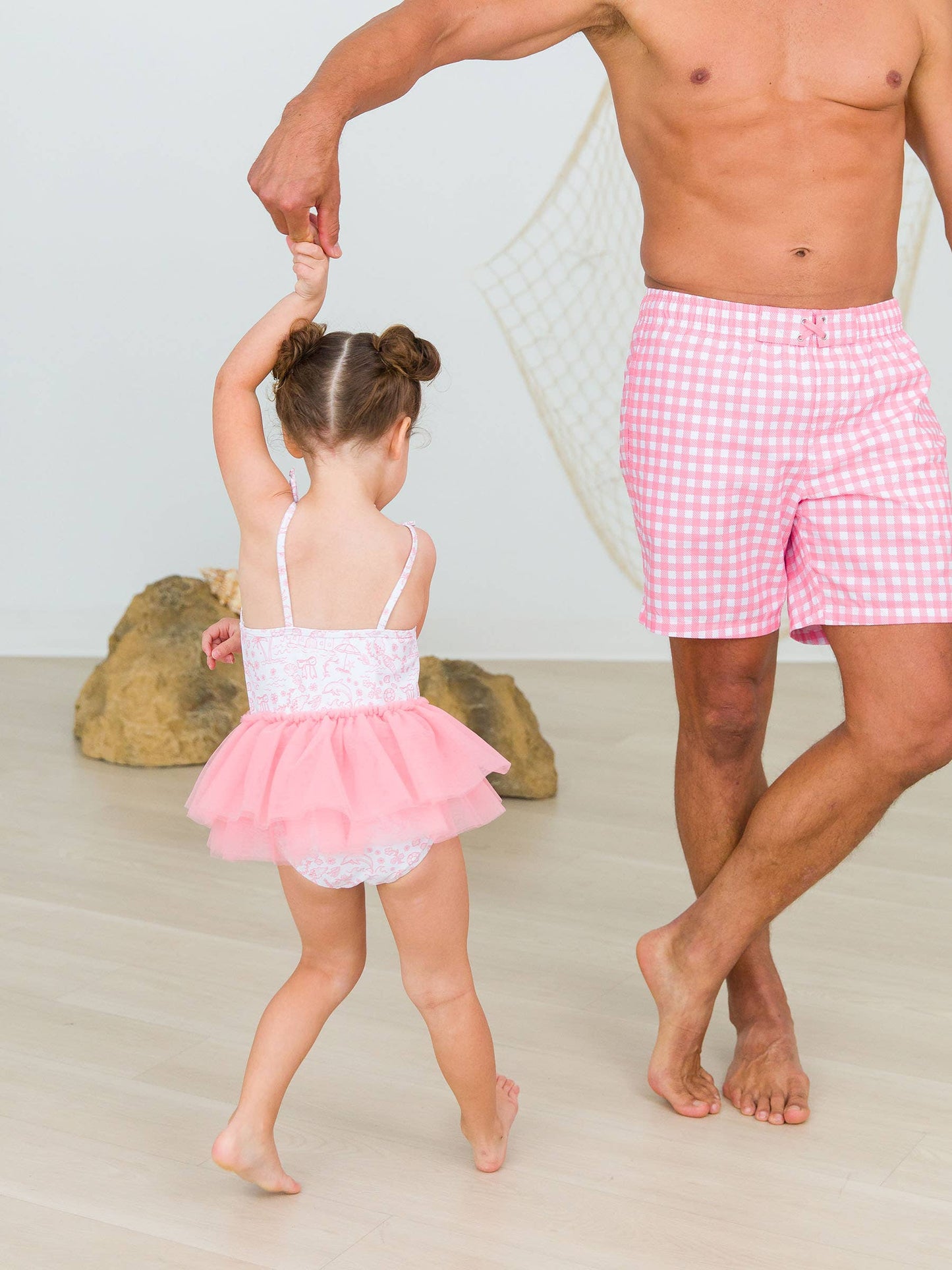Tulle Skirted One Piece Swimsuit: 12-18m