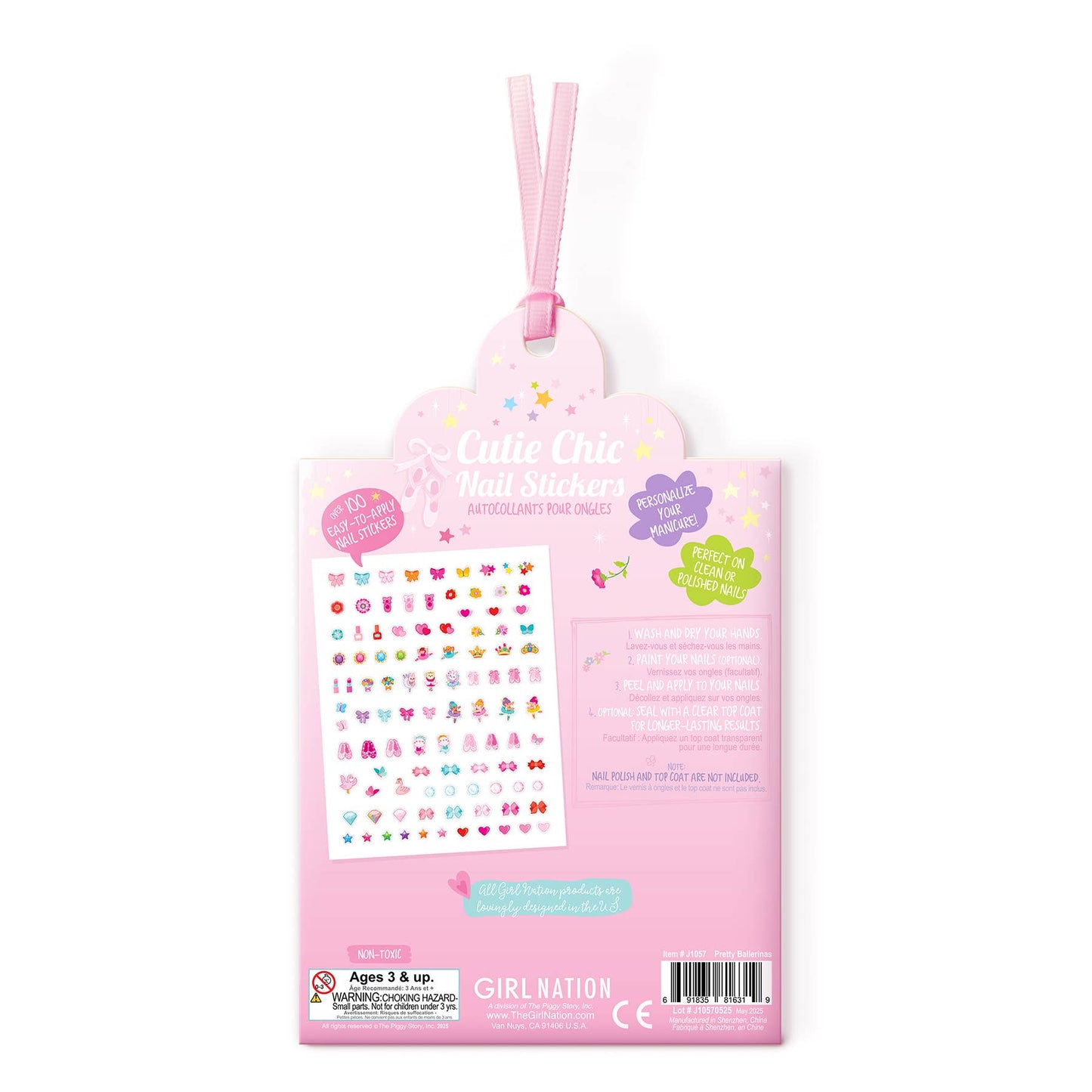 Pretty Ballerinas Nail Stickers