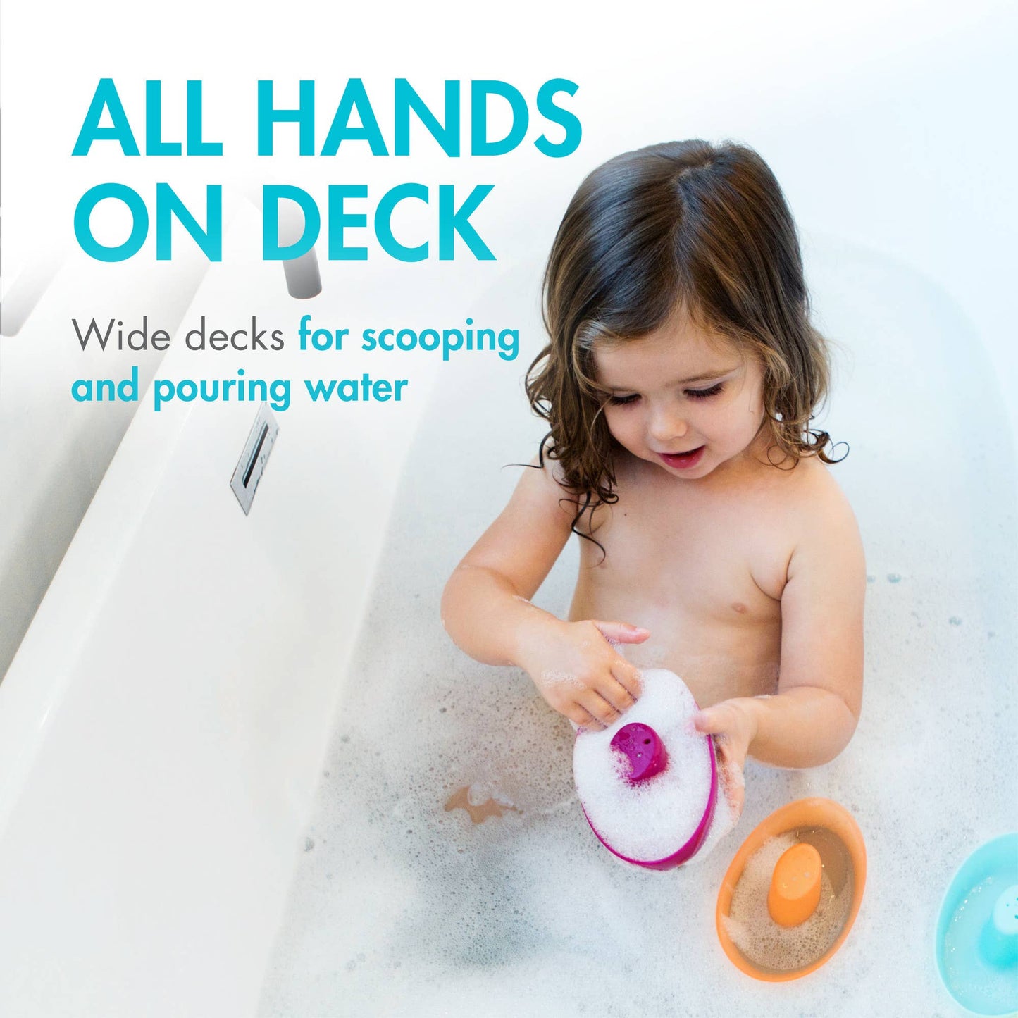 Boon Fleet Toy Boat Baby Bath Toy