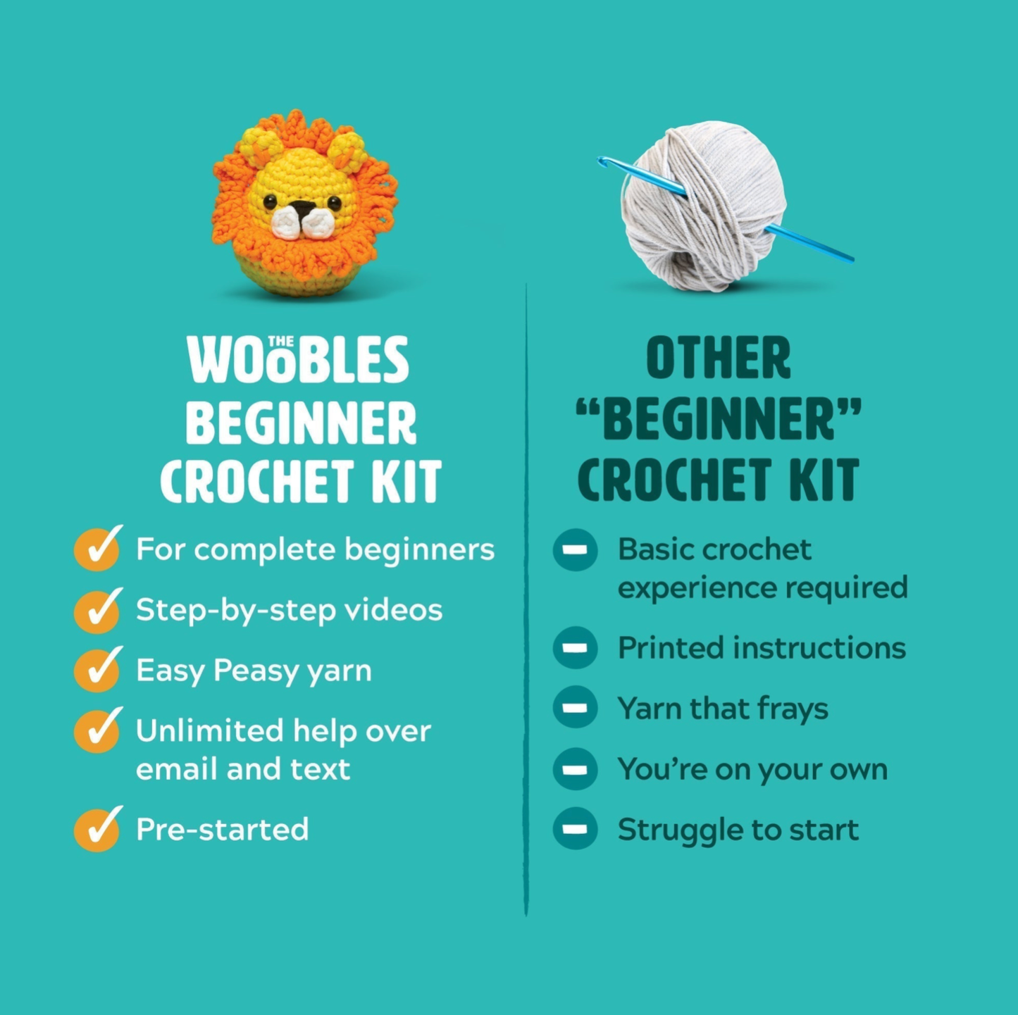 Chicken Beginner Crochet Kit