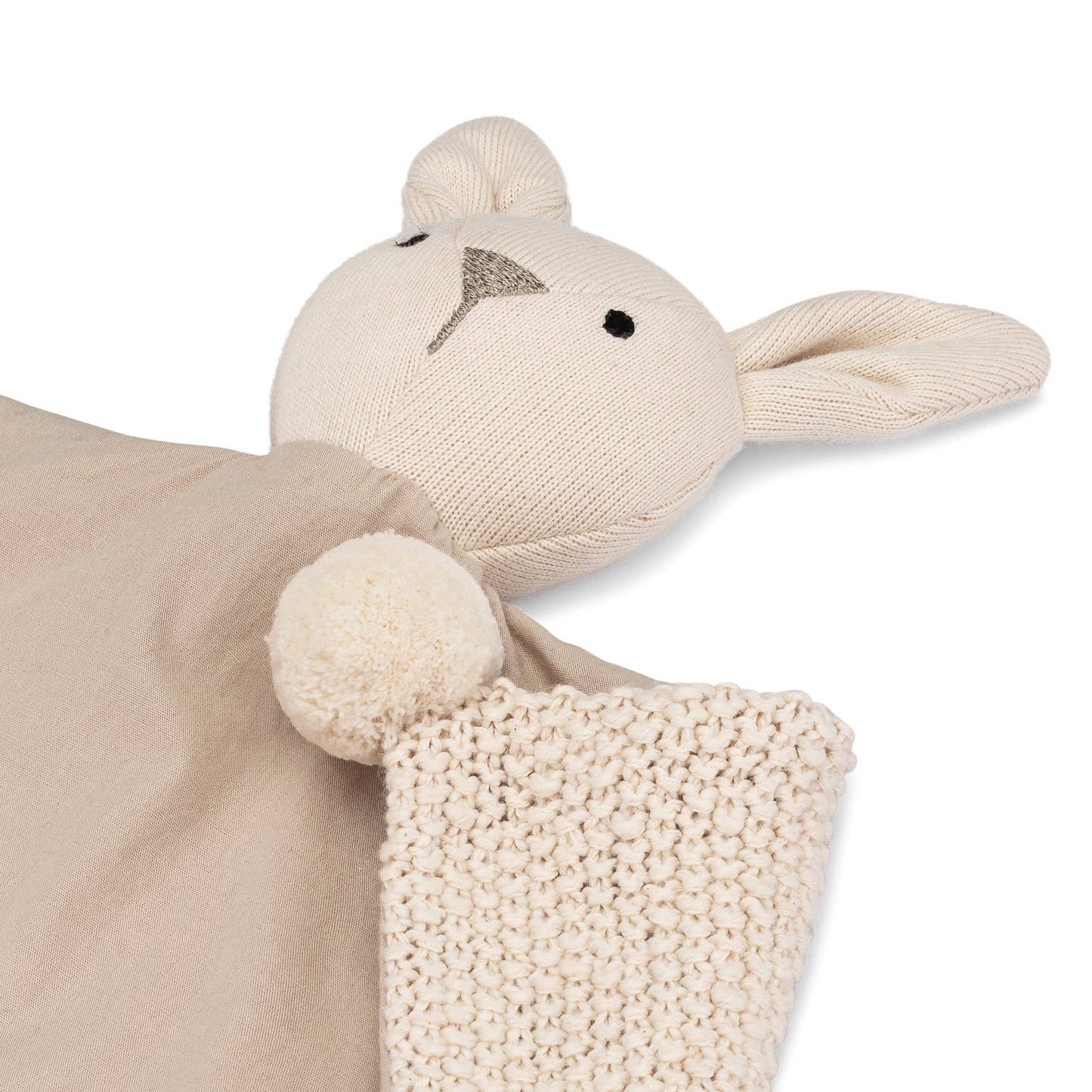 Bunny Organic Baby Lovey Blanket