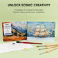 Landscape-Themed Watercolor Book