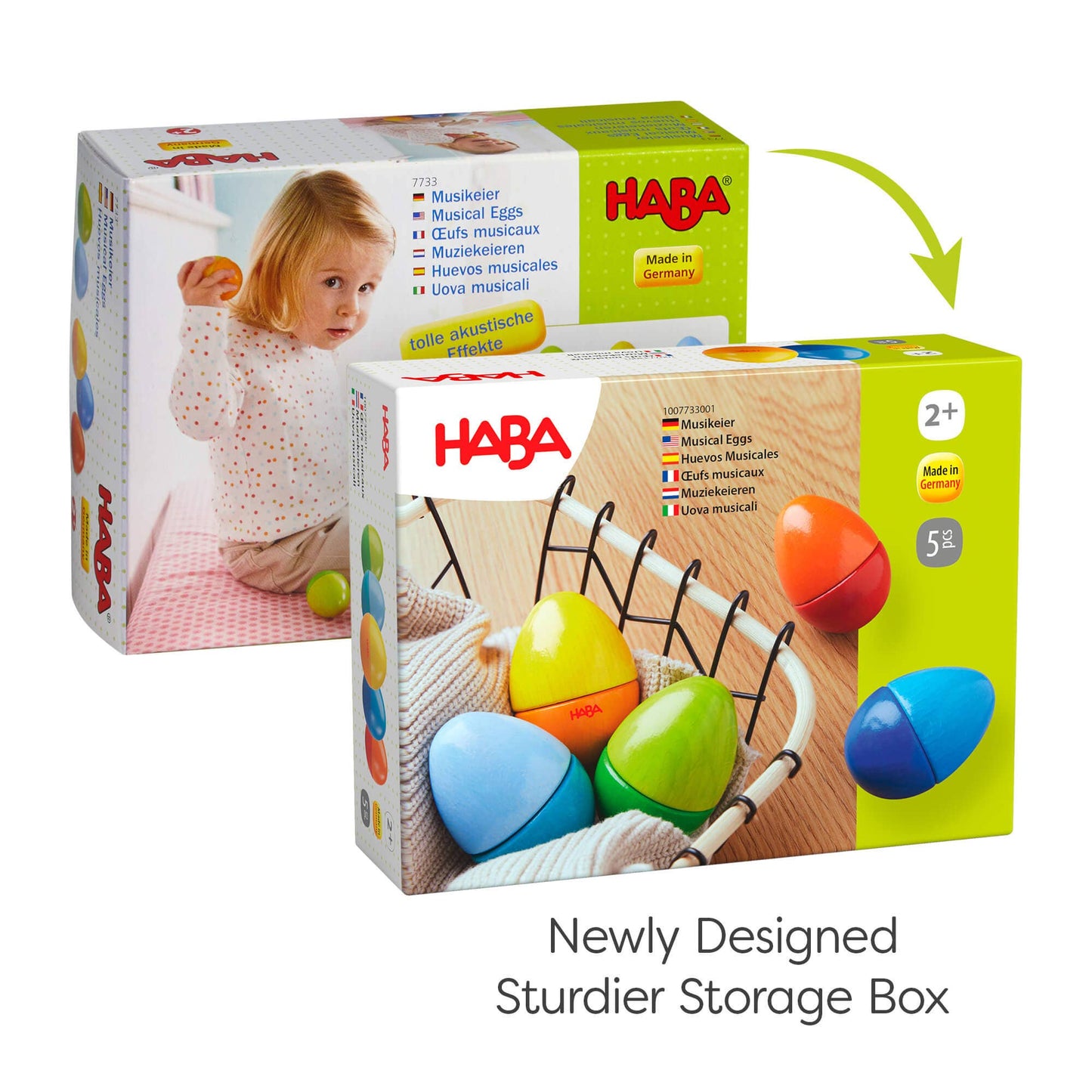 Fun with Sounds Wooden Eggs