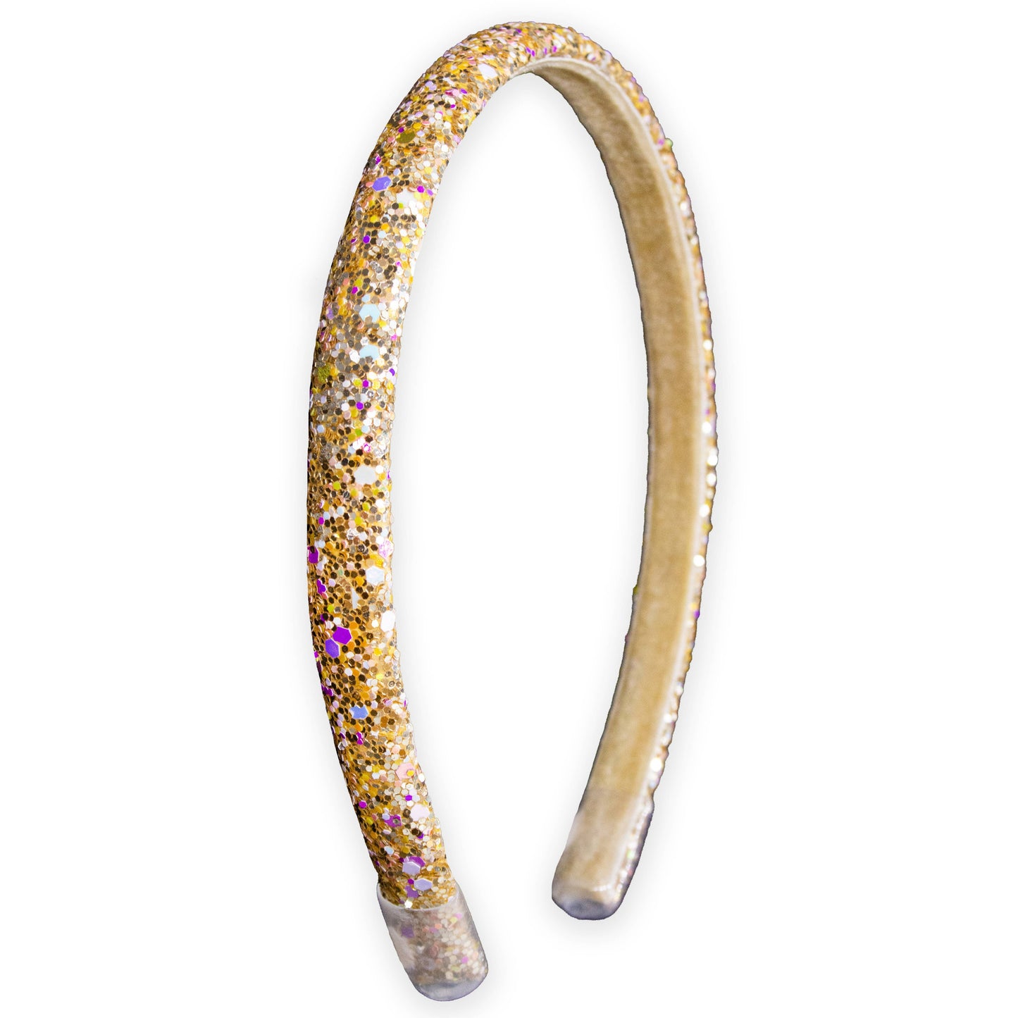 Thin Glitter Headband: Pink