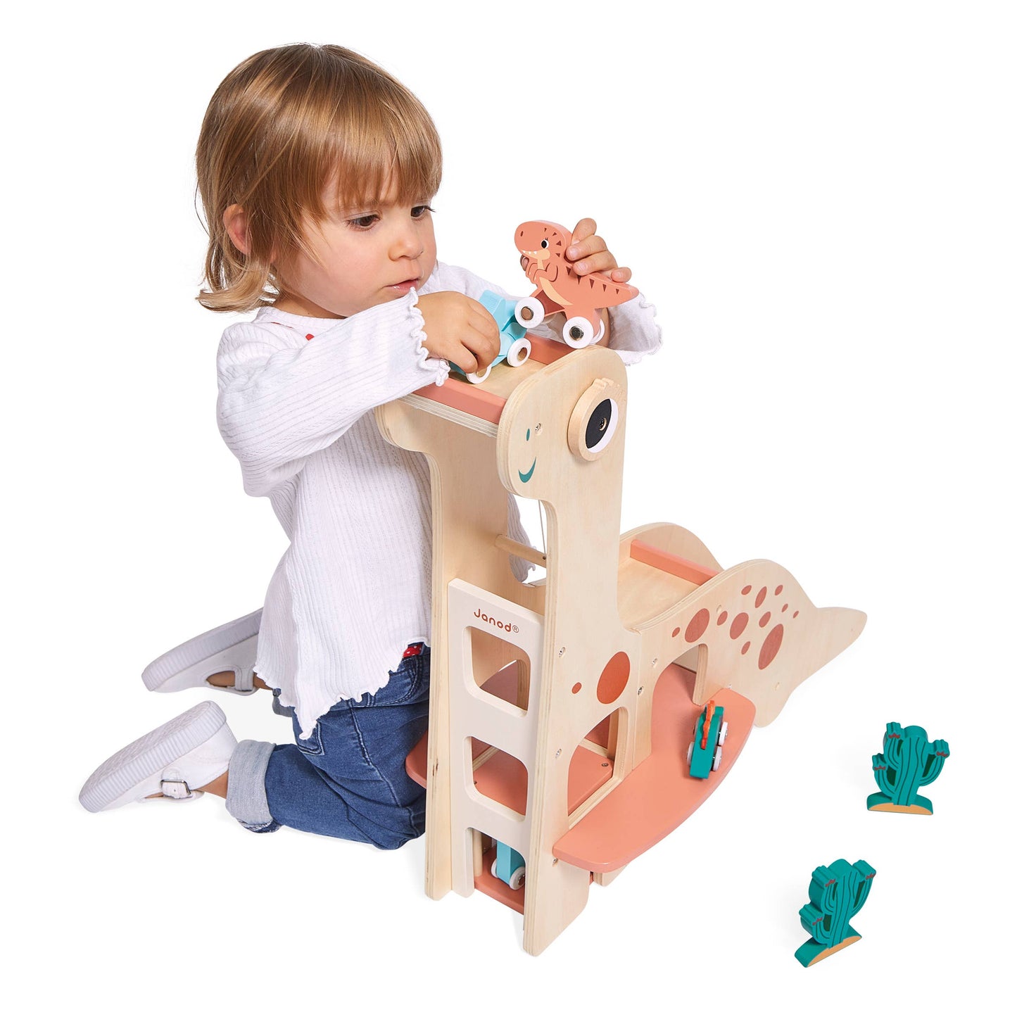 Dino Garage Includes 4 Dino Cars & Elevator