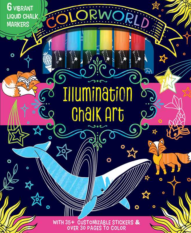 ColorWorld: Illumination Chalk Art by Editors of Silver Dolphin Books: Kit - Paperback; 64 pages / English