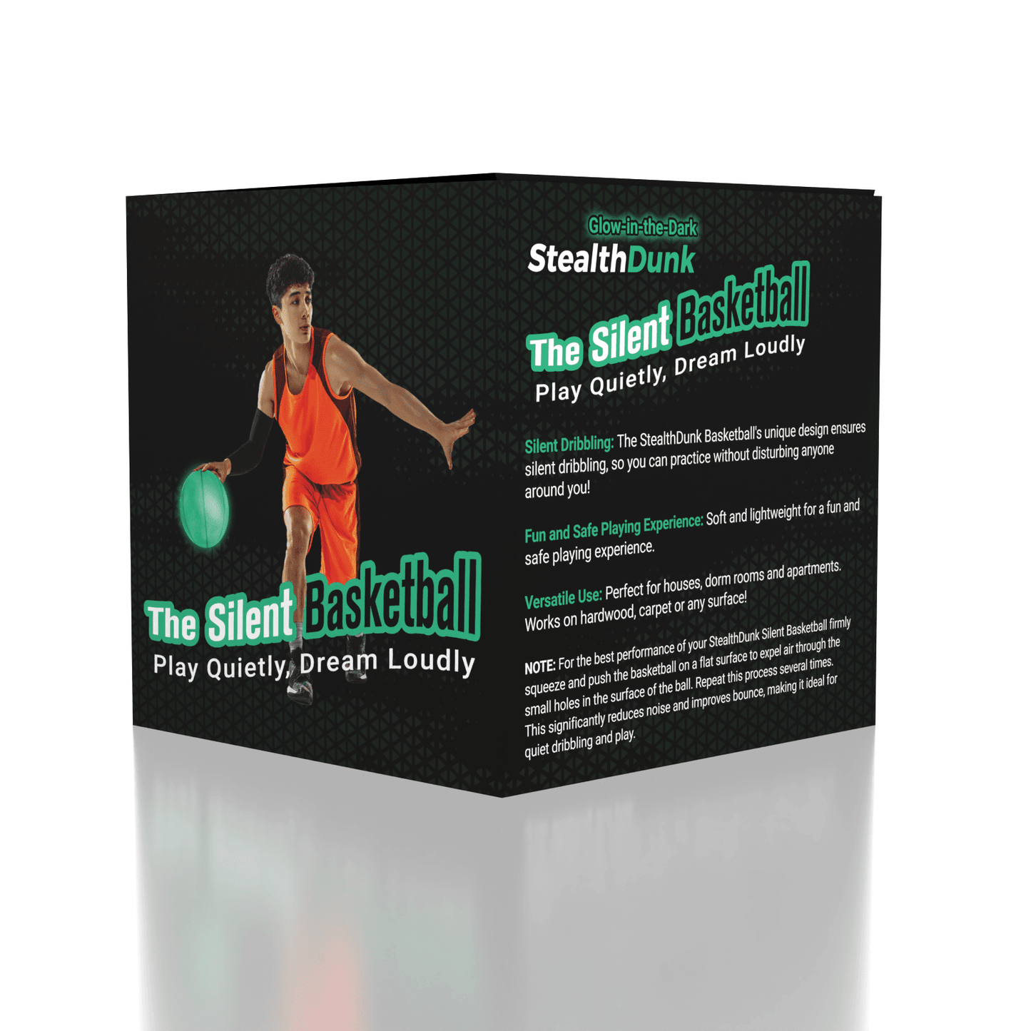The Silent Basketball - Glow in the Dark