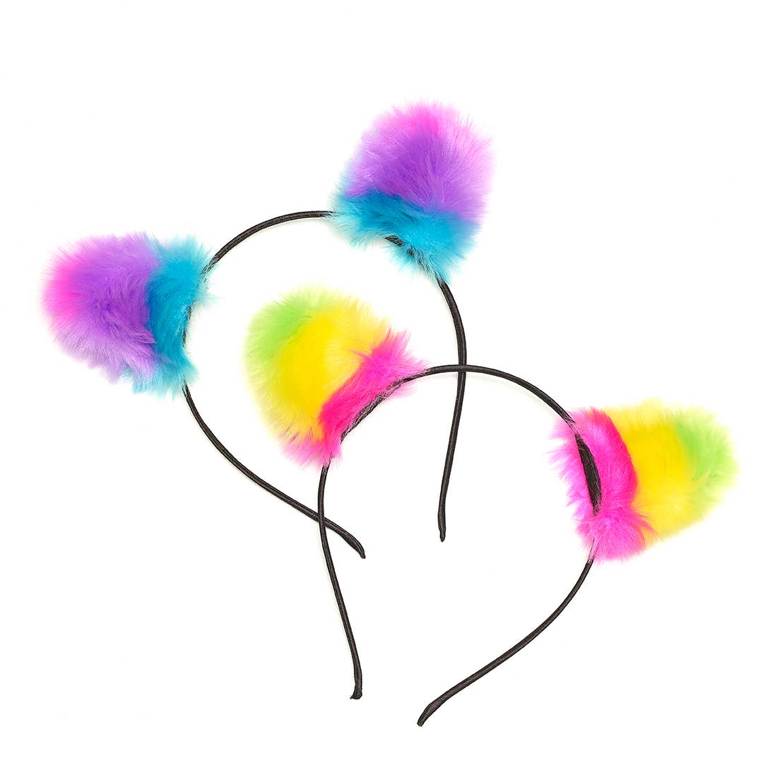 Pom Pom Cat-Ear Headband