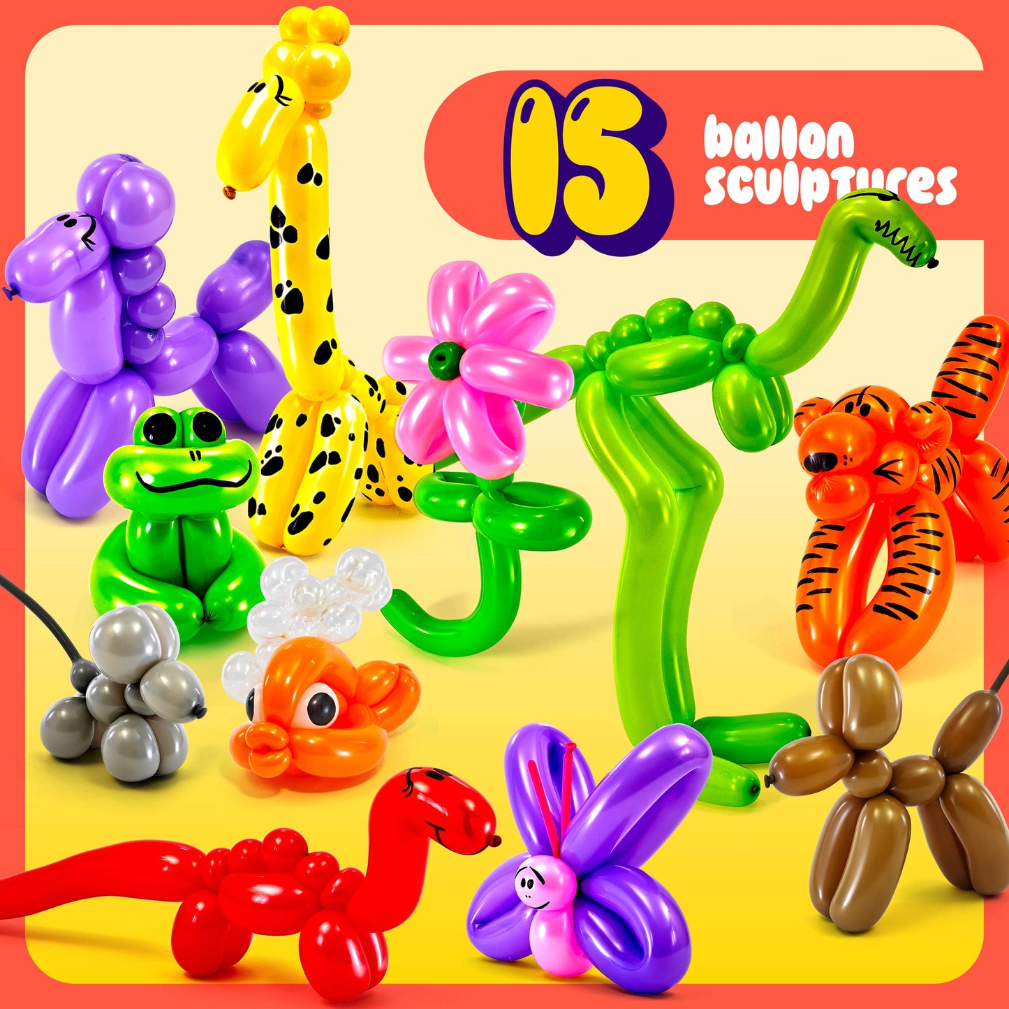 Balloon Animal Twisting Kit + Pump