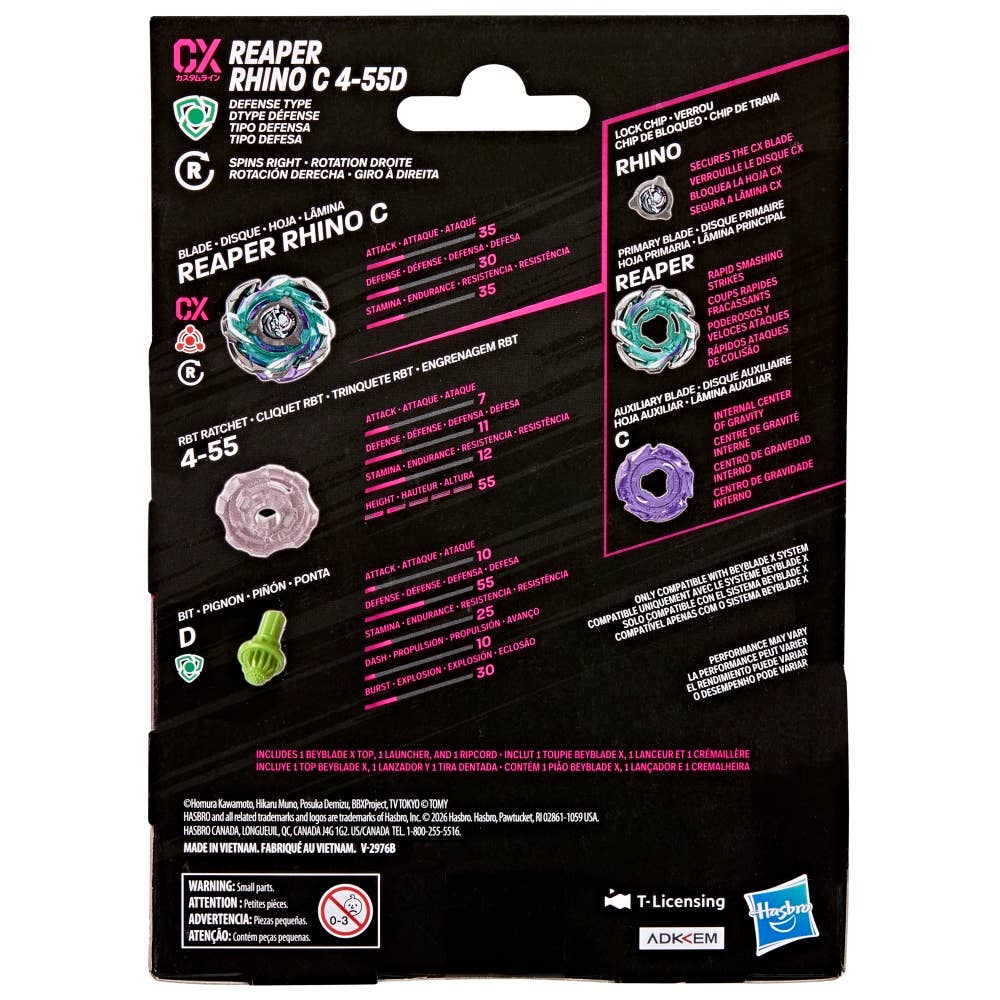 Beyblade X Reaper Rhino