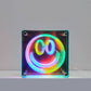 Neon Art Infinity Mirror Sign-Smile