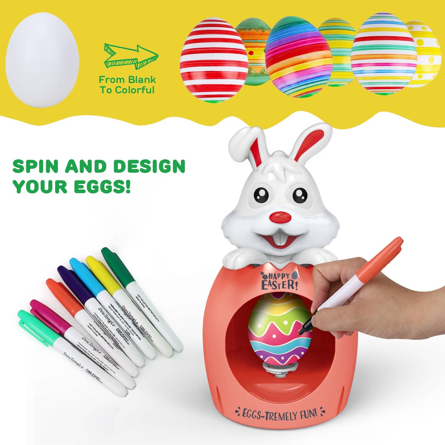 Easter Egg Decorating Kit: Green