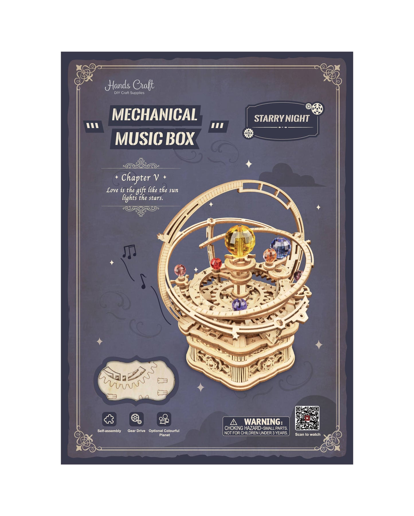 DIY Mechanical Music Box: Starry Night
