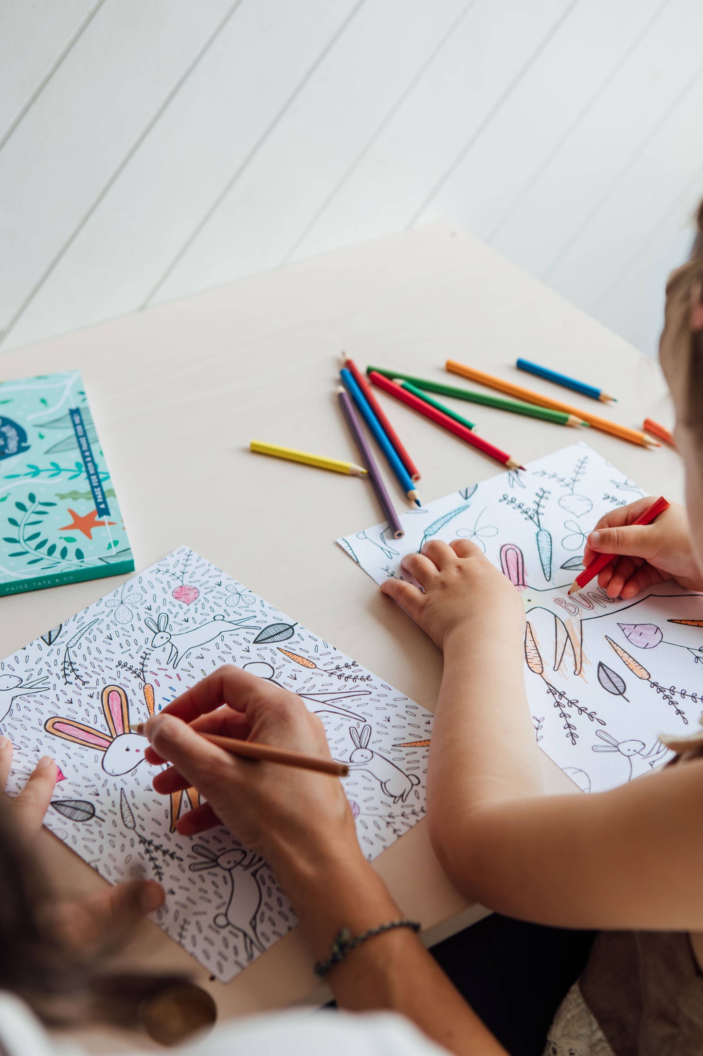 Together: A Mommy + Me Coloring Book