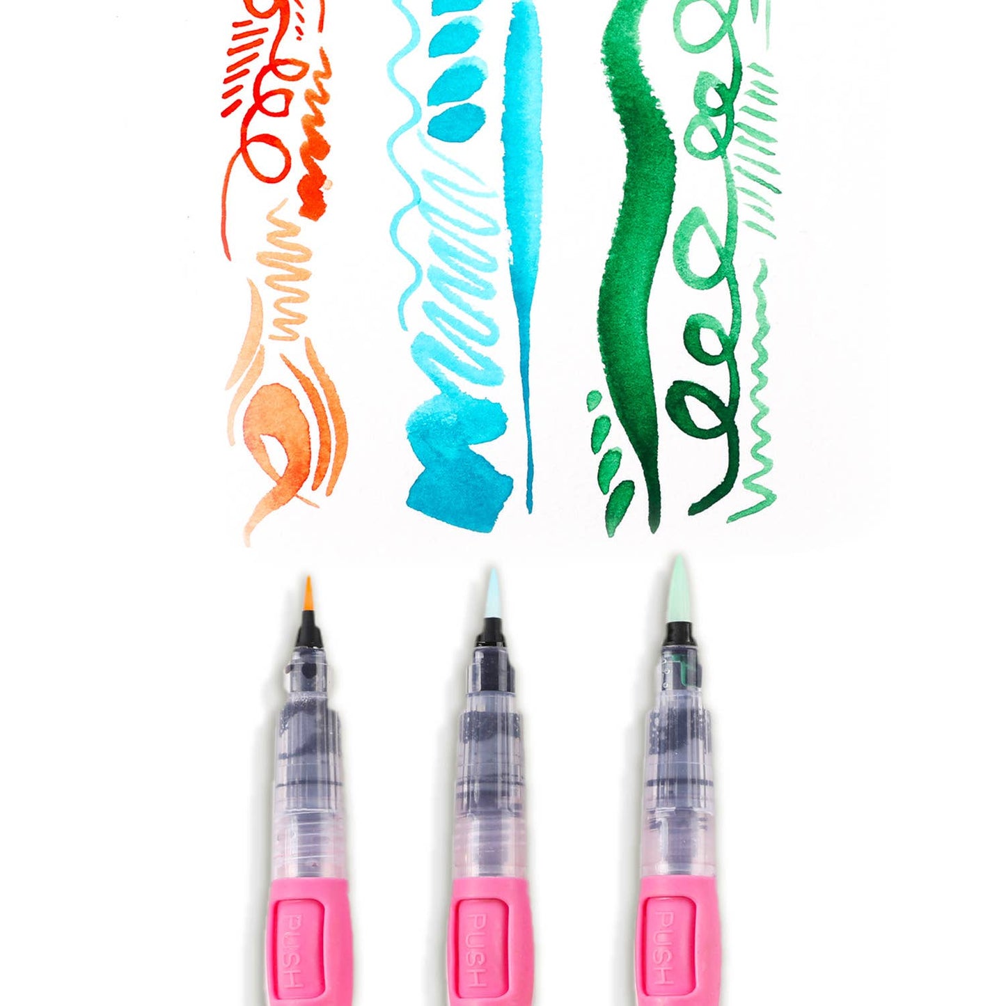 Premium Water Brush Pen Set Of 3