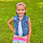 Adjustable No Slip Unicorn Headband - Pink