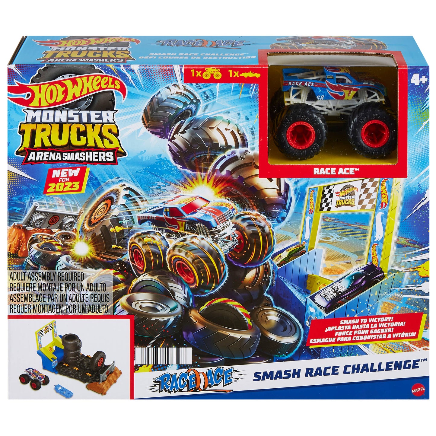 Hot Wheels Monster Truck Arena Race Challenge