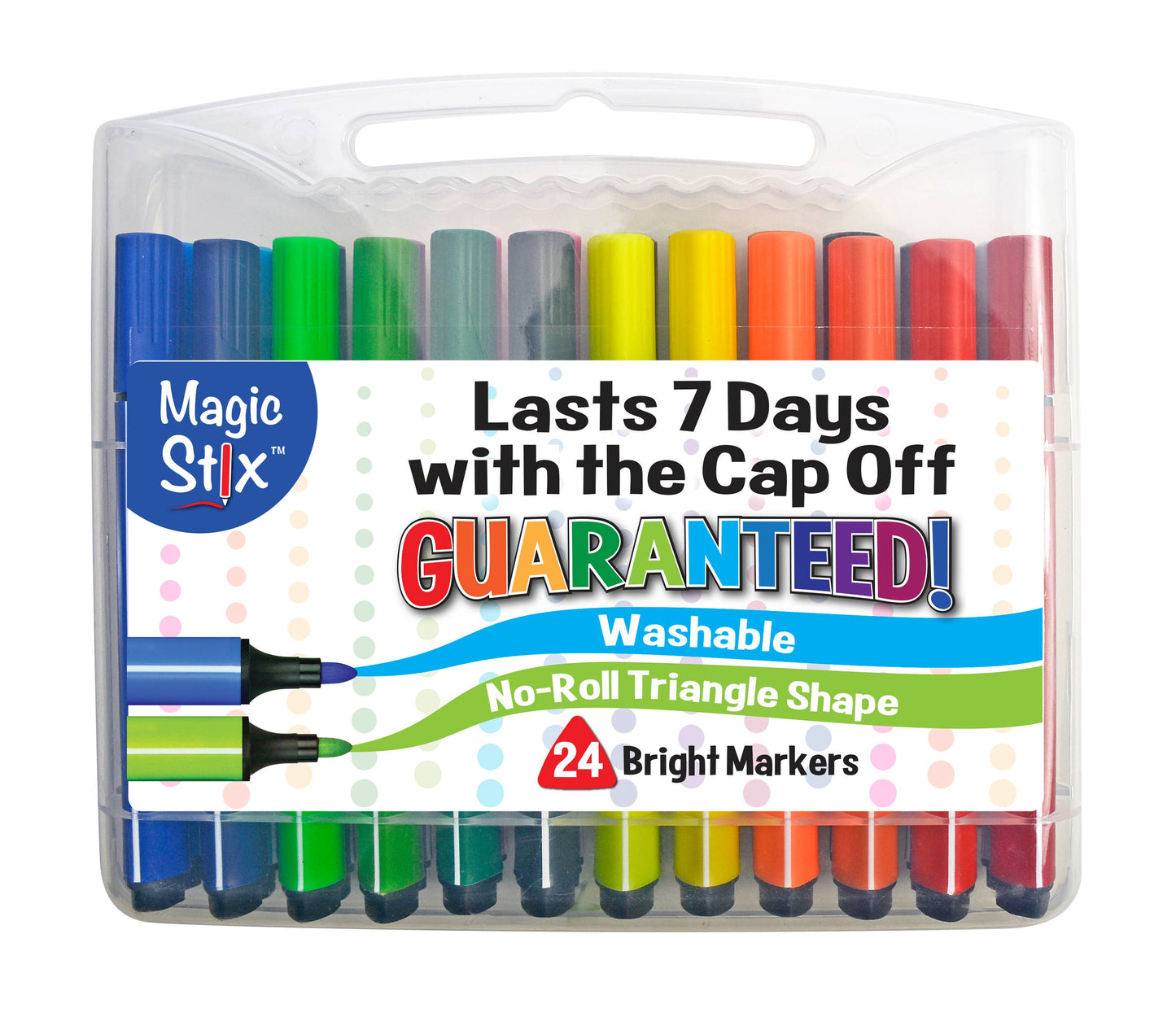 Magic Tri Stix 24 Color - Cap Off for 7 Days
