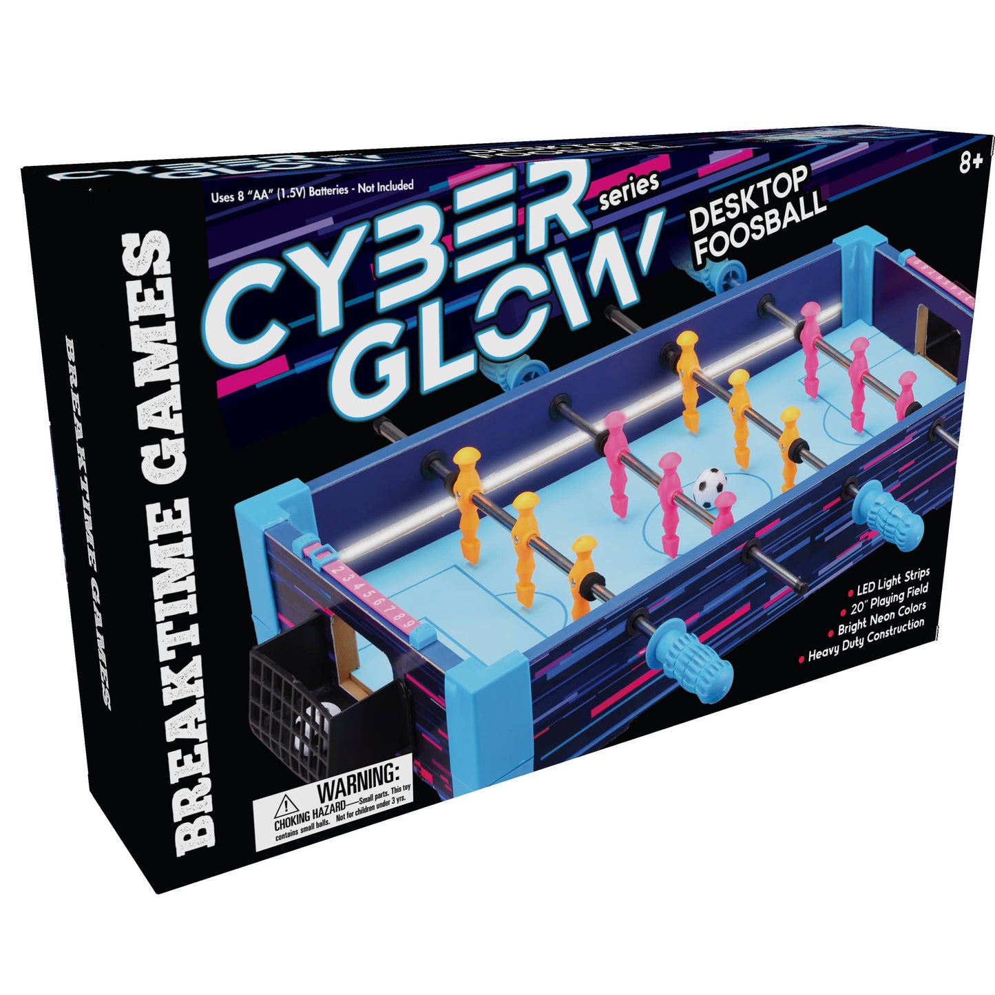 Cyber Glow Foosball Desktop Game