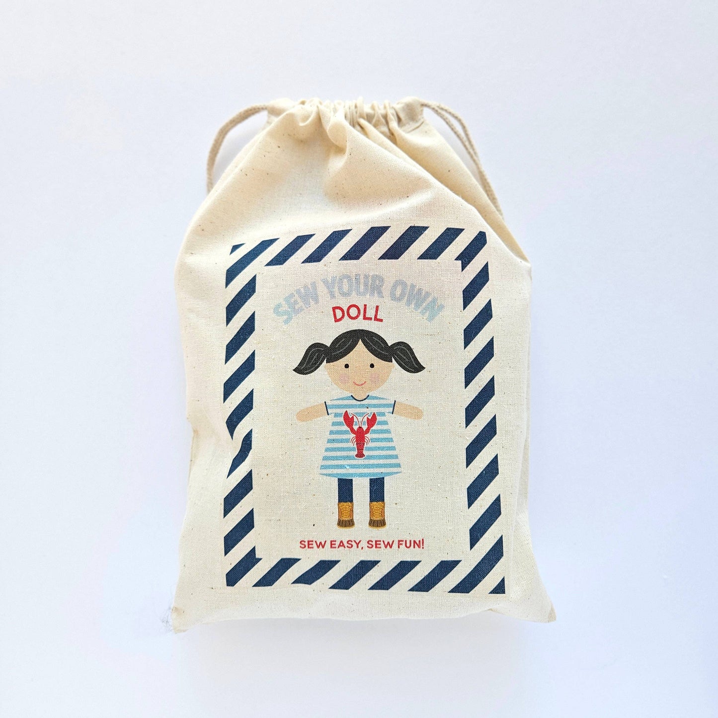 Sew Your Own Lobster Doll -Brown Hair