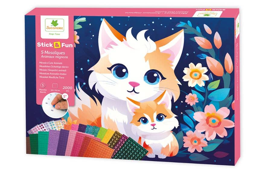 Mosaics Cuddly Animals