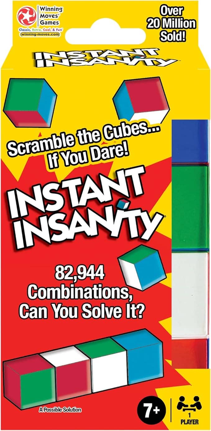 Instant Insanity - Classic 1 Player Game