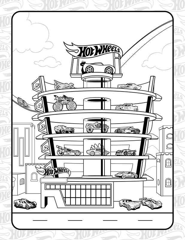 Hot Wheels: Giant Coloring Book by Mattel: Paperback; 192 pages / English