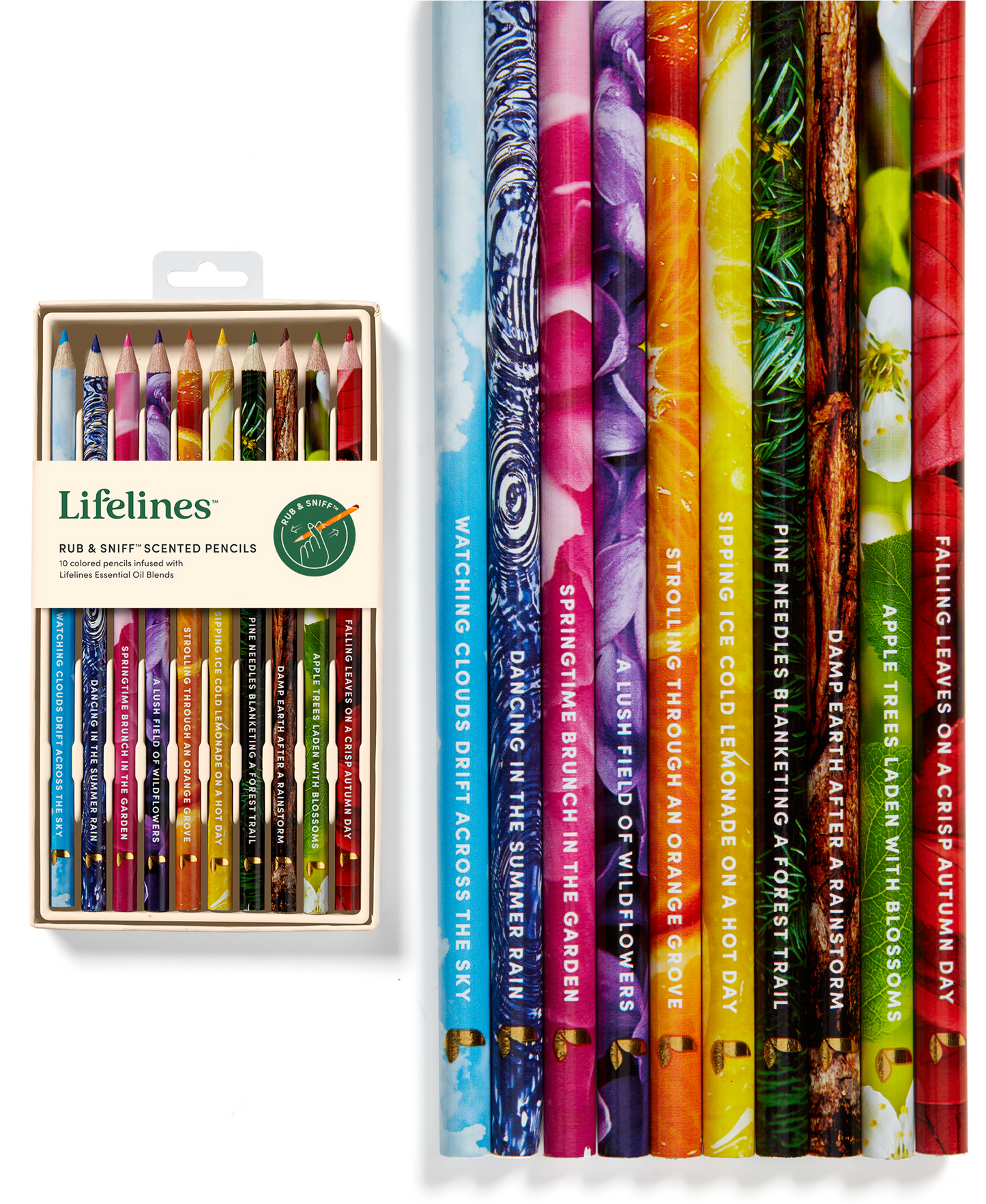 Rub & Sniff™ Scented Colored Pencils 10-pack