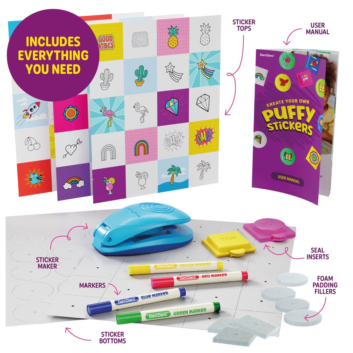 Puffy Sticker maker kit