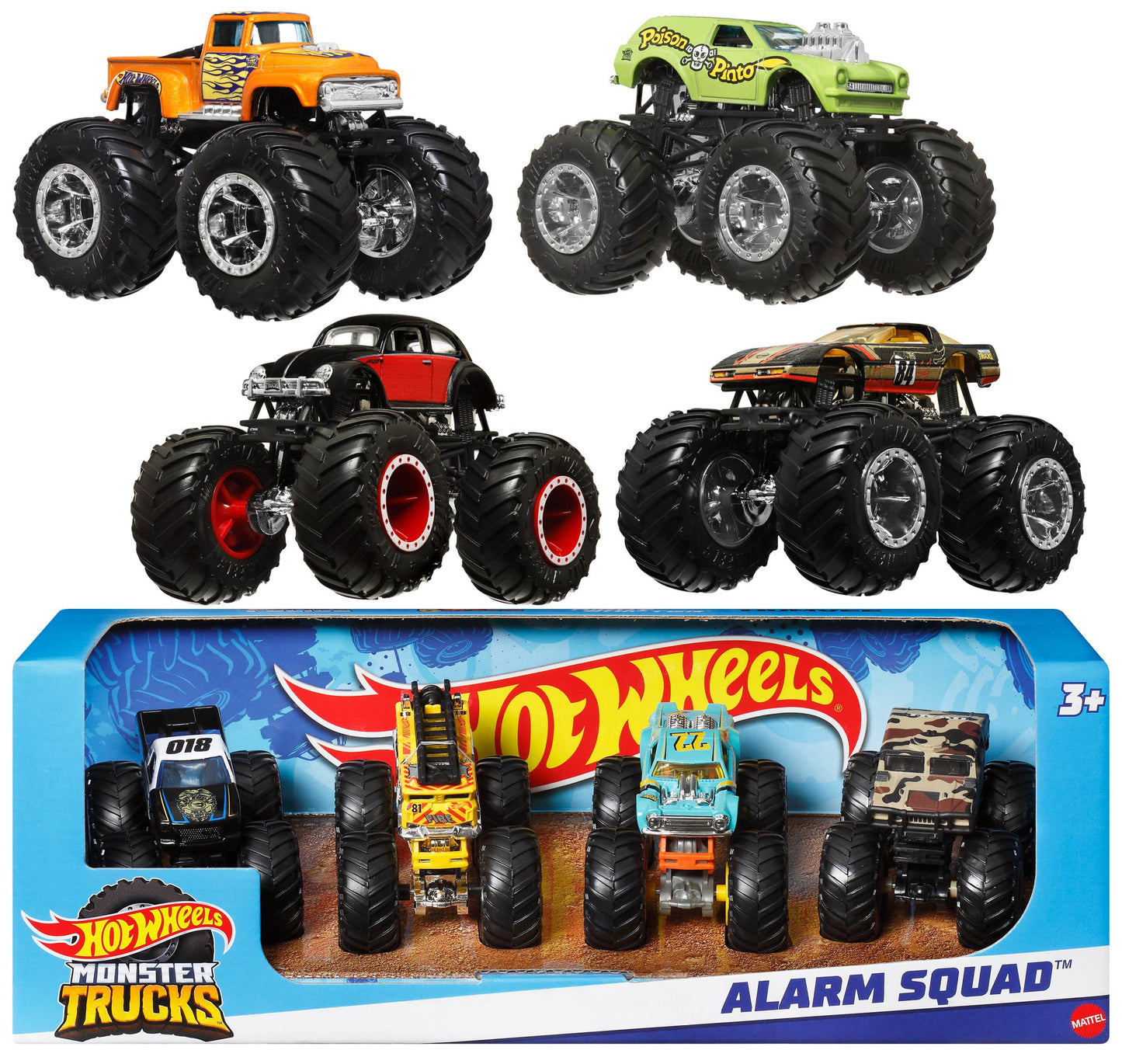 Hot Wheels Monster Truck 4pk