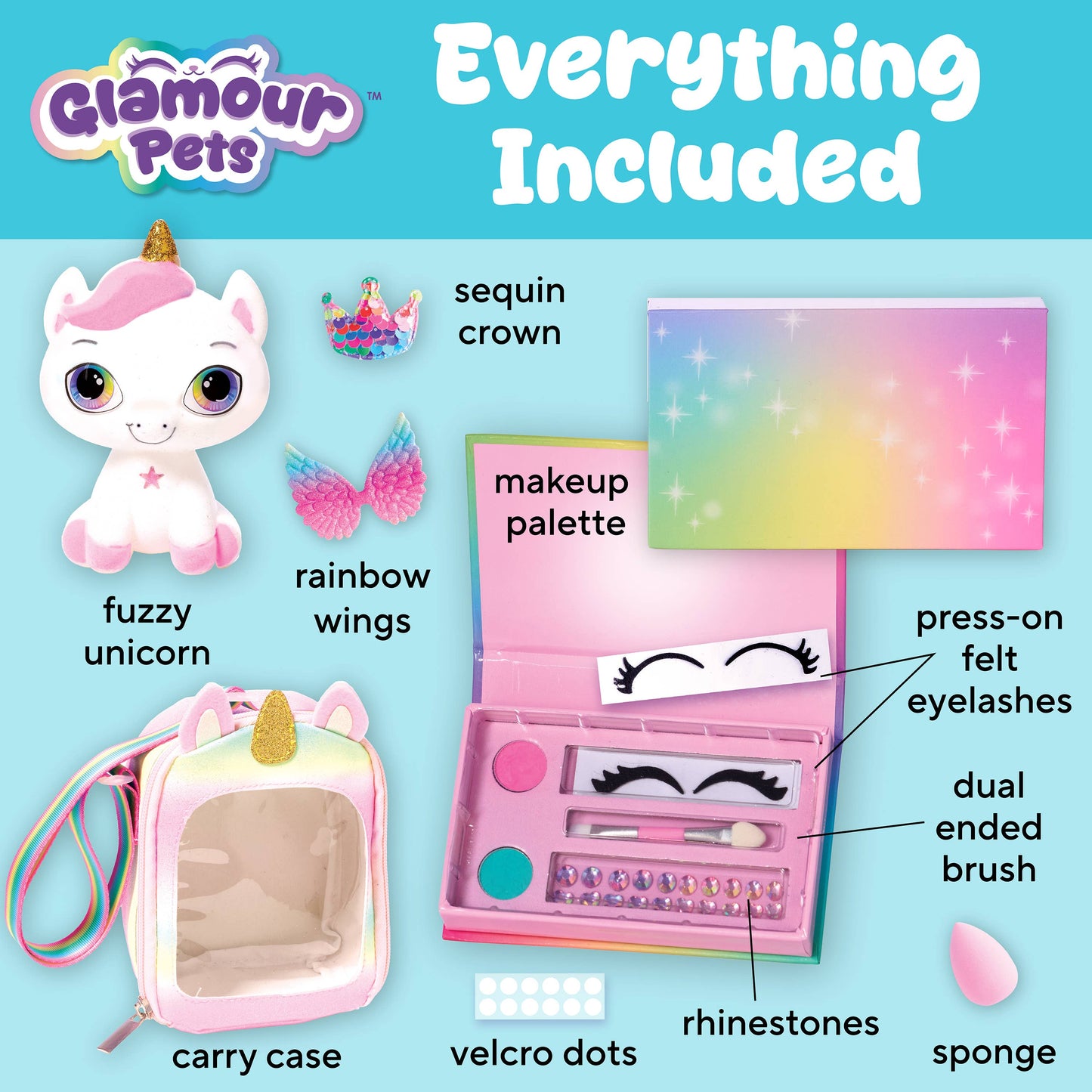 Glamour Pets - Unicorn Makeup Play Set: Default Title