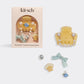 KitschPop™ Clip 7pc Set Butter Yellow