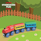 Wooden Train Set 12 PCS