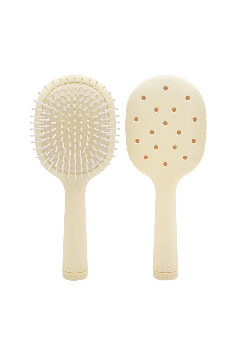 Yellow Bristle Bitz Charm Hair Brush