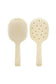 Yellow Bristle Bitz Charm Hair Brush