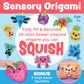 Origami Squishies - Stuffed Origami Paper Craft Kit for Kids