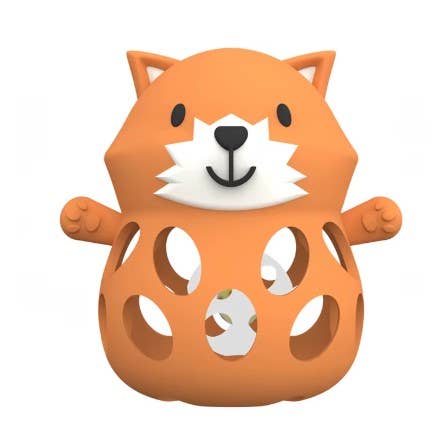 Silicone 3D Silicone Teether:Funny Fox
