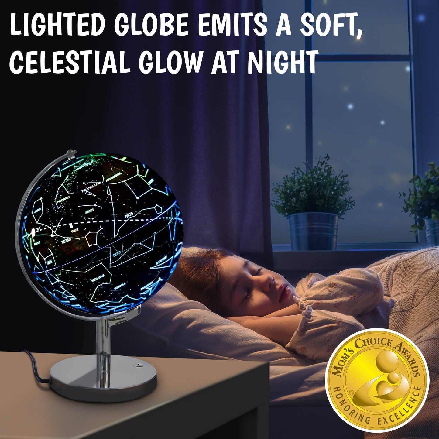 3-in-1 Large Illuminated Globe